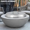 Orieon 20" Round Stainless Steel Fire Pit Lid with Handle – Fits Bonfire & Drop-In Pits, Rustproof Outdoor Cover for Patio & Camping. - 4 of 4