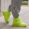 TIME HOLLOW Fluorescent Green High-Top Rubber Shoes - 3 of 3