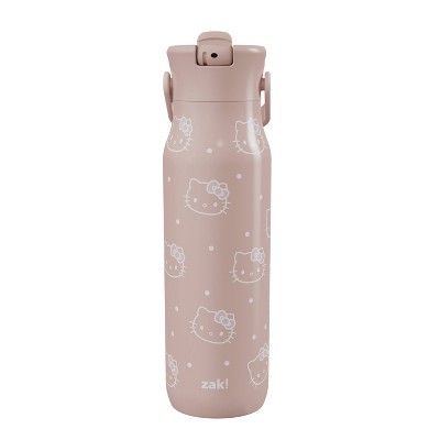 Zak Designs 32oz Stainless Steel Vacuum Insulated Water Bottle with Straw Lid Hello Kitty