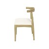 GDFStudio Covey Mid-Century Modern Fabric Upholstered Wood Dining Chairs (Set of 2) - 4 of 4