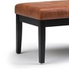 NicBex Rectangular Storage Ottoman Upholstered Foot Stool with Safety Hinge and Large Interior Storage for Family Room, Living Room - 4 of 4