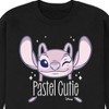 Men's - Disney - Lilo & Stitch Graphic Fleece Sweatshirt - 2 of 4