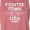 Women's - Top Gun - Property Of Fighter Town Graphic Racerback Tank - 2 of 3