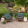 ARDEN Outdoor Plush Modern Tufted Blowfill Deep Seat Set, 24 x 24, Water Repellent, Fade Resistant - 3 of 4