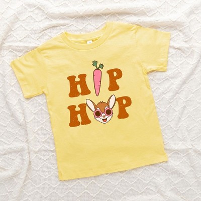 The Juniper Shop Hip Hop Bunny With Glasses Toddler Short Sleeve Tee