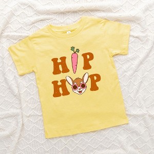 The Juniper Shop Hip Hop Bunny With Glasses Toddler Short Sleeve Tee - 1 of 2