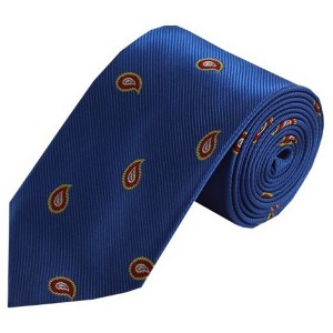 Men's Paisley 3.25 Inch Wide And 58 Inch Long Woven Neckties - 1 of 4