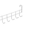 Unique Bargains Bathroom Metal 5 Hooks Towel Clothing Belt Hooks and Hangers Silver Tone 1 Pc - 3 of 4
