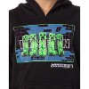 Seven Times Six Minecraft Boys' Game On Creeper Mob Graphic Print Hoodie Sweatshirt Black - 3 of 4