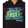 Seven Times Six Minecraft Boys' Game On Creeper Mob Graphic Print Hoodie Sweatshirt Black - image 3 of 4