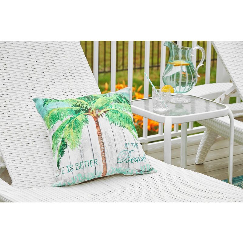 C&F Home 18" x 18" At The Beach Coastal Indoor/Outdoor Decorative Throw Pillow, 3 of 10