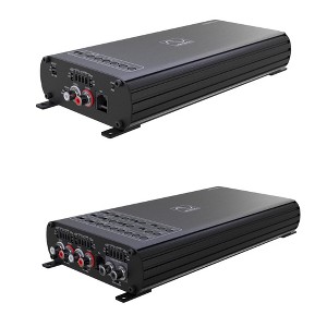 Wavtech Link700.4plus 700 Watt 4-Channel Amplifier, and Wavtech link500.1mini - 500 Watt Mono Amplifier - 1 of 4