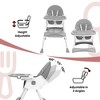 Napei 6- in -1 Baby High Chair with 5 -Point Safety Harness and Adjustable Dining Tray,Foldable High Chair for Space-Saving - 2 of 4