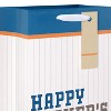 Father's Day Medium Gift Bag Baseball Stripes - 2 of 3