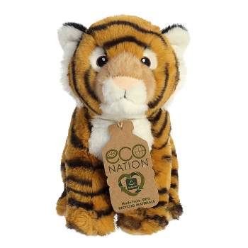 Aurora Small Bengal Tiger Eco Nation Eco-Friendly Stuffed Animal Orange 8"