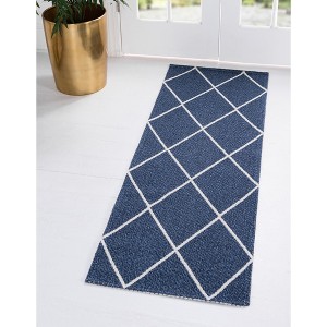 Unique Loom    Decatur Diamond Area Rug - 1 of 4