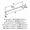 Amerock Balata Appliance Pull for Large Panels and Oversized Cabinets - 3 of 4