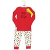 Touched by Nature Baby, Toddler and Kids Unisex Holiday Pajamas, Kids Merry and Bright - 2 of 3