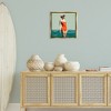 Stupell Industries Retro Woman in Swimsuit Black Floater Framed Canvas Wall Art - 2 of 4