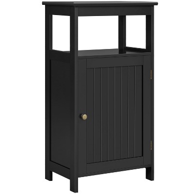 Yaheetech 4-Tier Bathroom Floor Cabinet for Bathroom Kitchen Hallway White