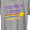Women's - Instant Message - The More I Know Short Sleeve Graphic T-Shirt - 2 of 4