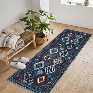 Washable Area Rug Modern Geometric Boho Floor Rugs for Living Room Easy to Care Non Shedding Farmhouse Accent Carpet for Nursery - 1 of 4