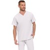 Medichic Men's Workwear Uniforms- Stretch V-Neck Scrubs Set with Seven-Pocket Jogger Pants - 4 of 4
