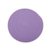 Unique Bargains Trivet Round Rope Woven Mat Cotton Non-woven Fabric 8.66"x8.66"x0.31" - 3 of 3