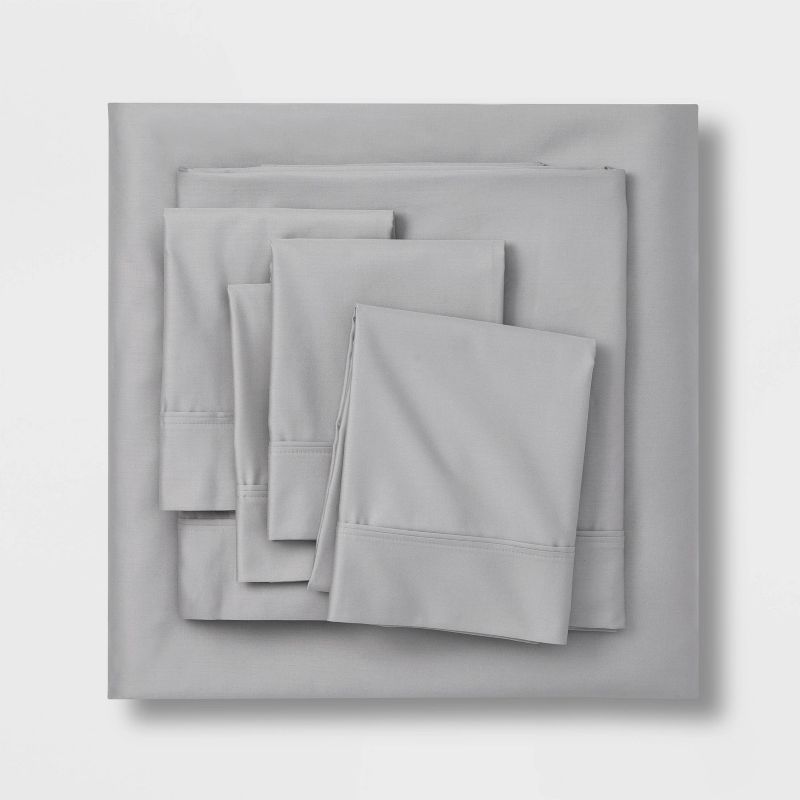 800 Thread Count Solid Sheet Set - Threshold™, 1 of 9