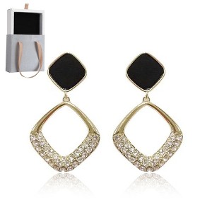 ★MIDNIGHT MOMENT.★ square oneshot earring MIDNIGHT MOMENT