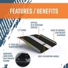 EZ-ACCESS TRAVERSE Curb Plate with Non Slip Solid Surface, Lightweight Design, and 2 Curb Stops for Moving Cargo, Service Carts, and Wheelchairs - 3 of 4
