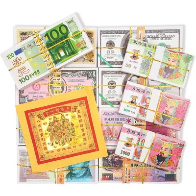 Juvale Ancestor Money, 1201pcs Chinese Joss Paper Bank Notes to Burn for Tomb-Sweeping Day and Funerals