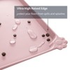 Kumasinova 18.5" x 11.5" Waterproof Pet Feeding Mat for Cat Dog Water Bowl with BPA Free Dogs Cats Food Mats Prevent Spill - 4 of 4