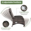 POCASSY Outdoor Recliner Chair, Wicker Adjustable Reclining Patio Lounge Chair with Cushion, Adjustable Backrest and Footrest, Ideal for Pool Deck - 4 of 4
