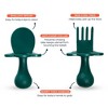Grabease Baby Spoons, Feeding Supplies, Baby Led Weaning Supplies, Toddler Utensils for Baby & Toddler, 1 Set, Green - 4 of 4