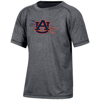 NCAA Auburn Tigers Boys' Gray Poly T-Shirt
