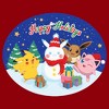 Men's Pokemon Christmas Happy Holidays Snowman T-Shirt - 2 of 4