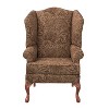 Comfort Pointe Paisley Traditional Wingback Accent Chair - 3 of 4