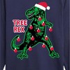 Boys' - Instant Message - Christmas Tree Rex Long Sleeve Graphic T-Shirt - 2 of 4