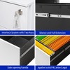 NicBex 3-Drawer Mobile File Cabinet with Lockable Drawers, Under Desk Storage Compact Storage for Documents, A4 Paper for Home, Office - 3 of 4