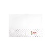 JAM Paper Handmade Recycled Folders White with Burgundy Dots 9935980D - 3 of 4