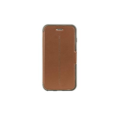 OtterBox STRADA SERIES iPhone 6 Plus/6S Plus - Brown Leather Wallet Saddle