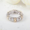 Charmaine X's and O's Anniversary Wedding Band Ring Cz Ginger Lyne Collection (9) - 3 of 4