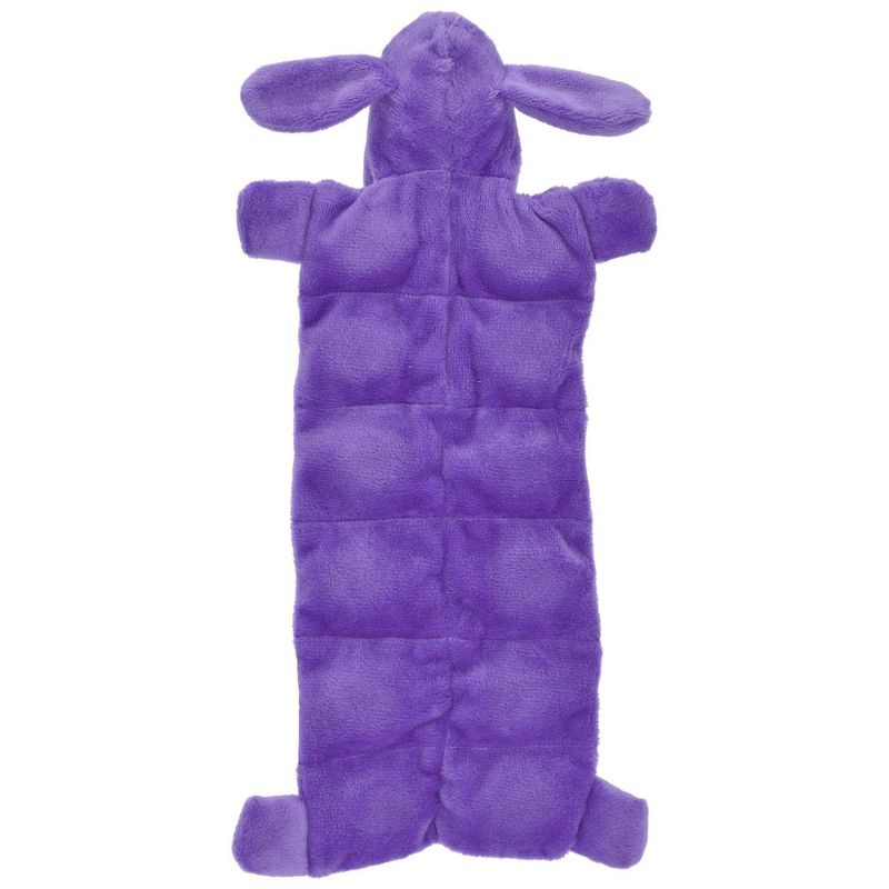 Multipet Loofa Squeaker Mat Dog Toy - Purple - 12&#34;, 2 of 4