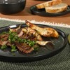 Gibson Elite Tahoe Sunset 12 Piece Stoneware Reactive Glaze (Service for 4) Ceramic Plates and Bowls Dinnerware Set - 3 of 4