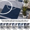 Abstract Kitchen Runner Rug, Washable Non-Slip Soft Low Pile Modern Geometric Indoor Carpet for Hallway Laundry Bathroom Bedroom - 4 of 4