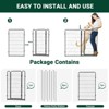 GustoWave Dog Playpen 8 Panels 40" Rust-Resistant Pet Fence Heavy Duty Puppy Exercise Pen, Metal Pet Fence for Indoor & Outdoor - 3 of 4