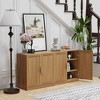 Lirago Accent Storage Cabinet Medicine Cabinets 31*31 Natural - 2 of 4