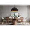 ET2 Lighting Hemisphere 1 - Light Pendant in  Gloss Black/Gold - 3 of 3