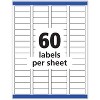 Avery Glossy Clear Address Labels, Sure Feed Technology, Laser/Inkjet, 2/3" x 1-3/4", 600 Labels (6520) - 4 of 4